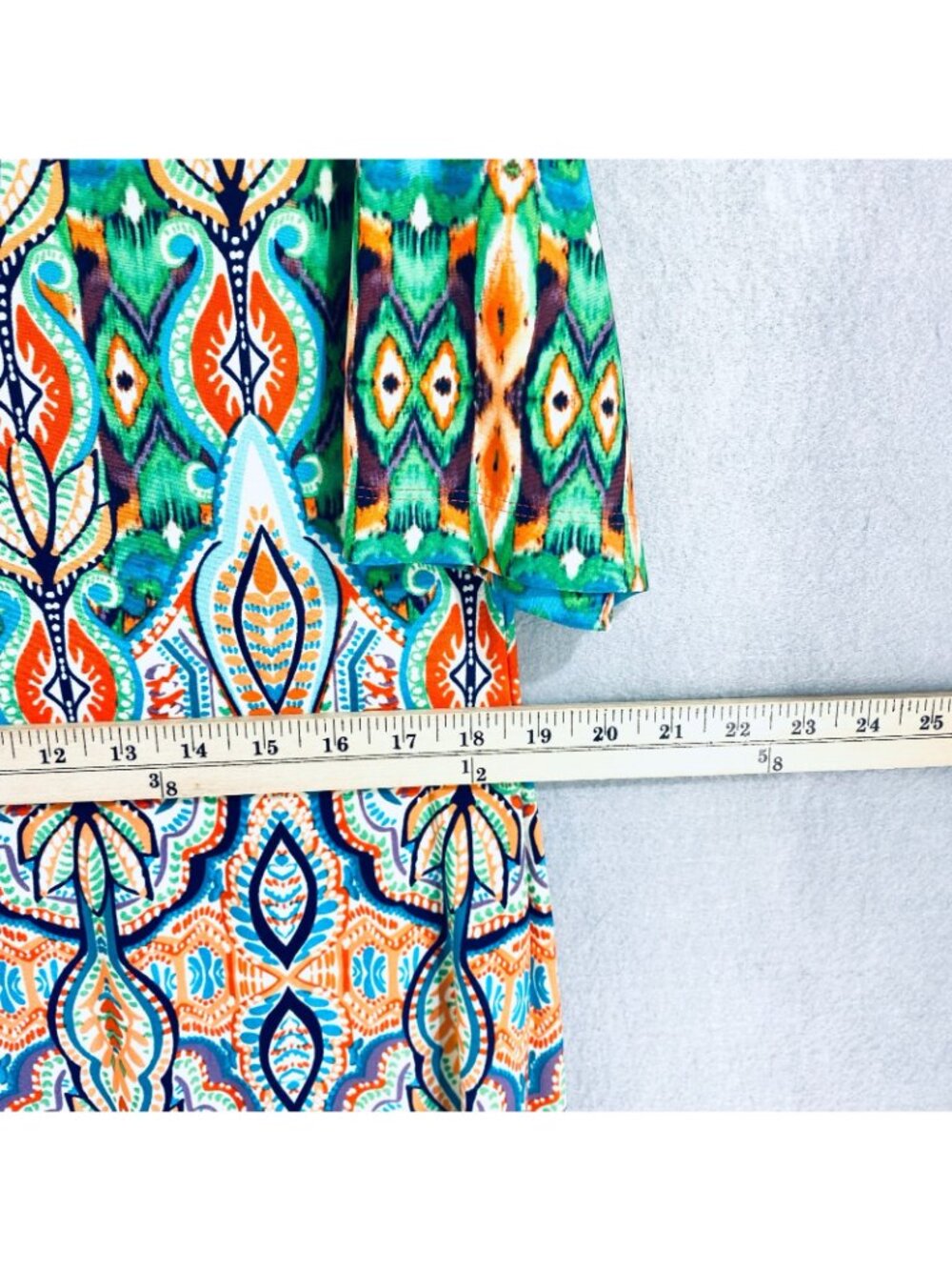 Eliza J Dress Womens 14 Multicolor Stretch Pullover Diamond Sheath Quiet Luxury - Picture 10 of 13